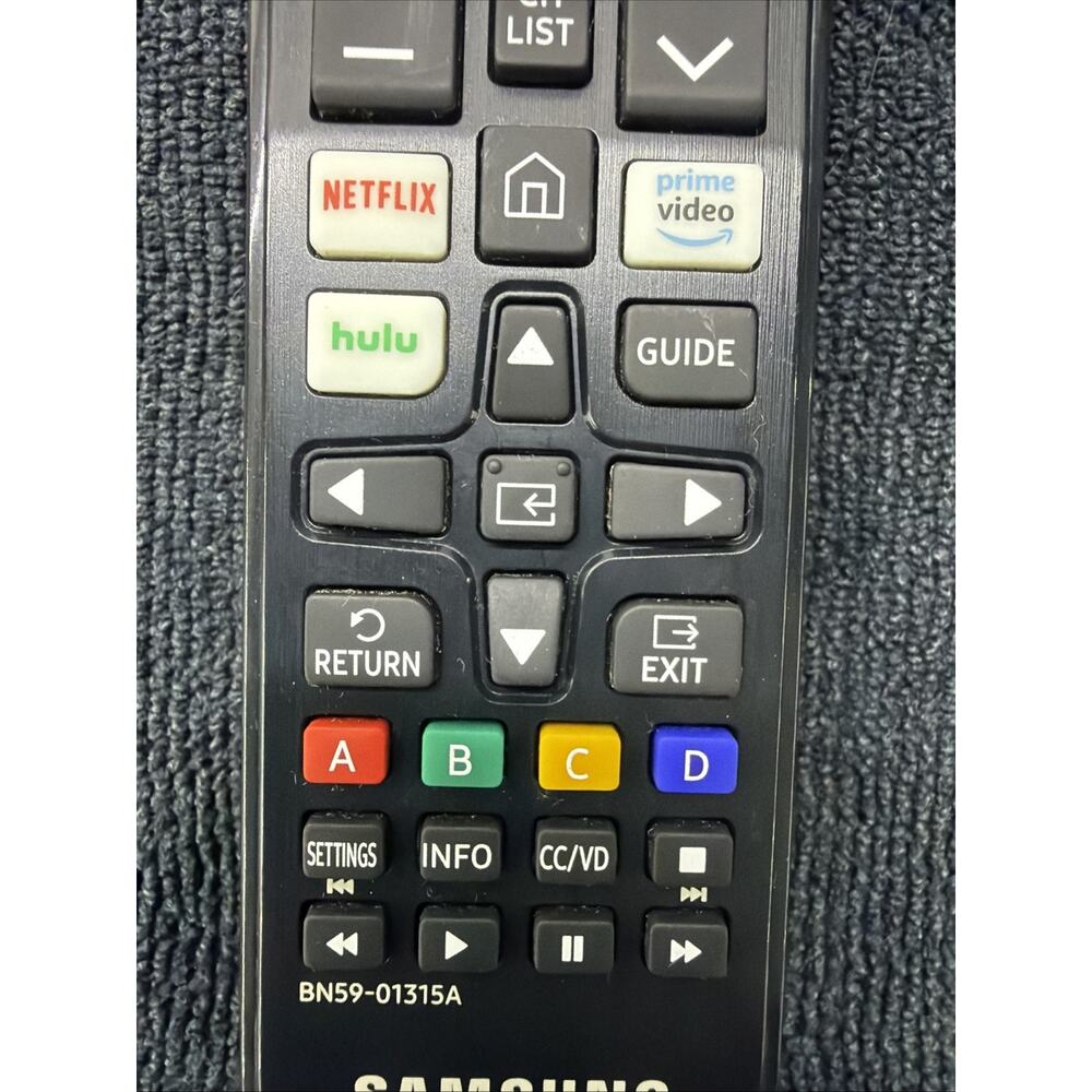 Samsung Remote Control (BN59-01315A). For Samsung Smart LED TV 4k w/Netflix - Picture 3 of 8